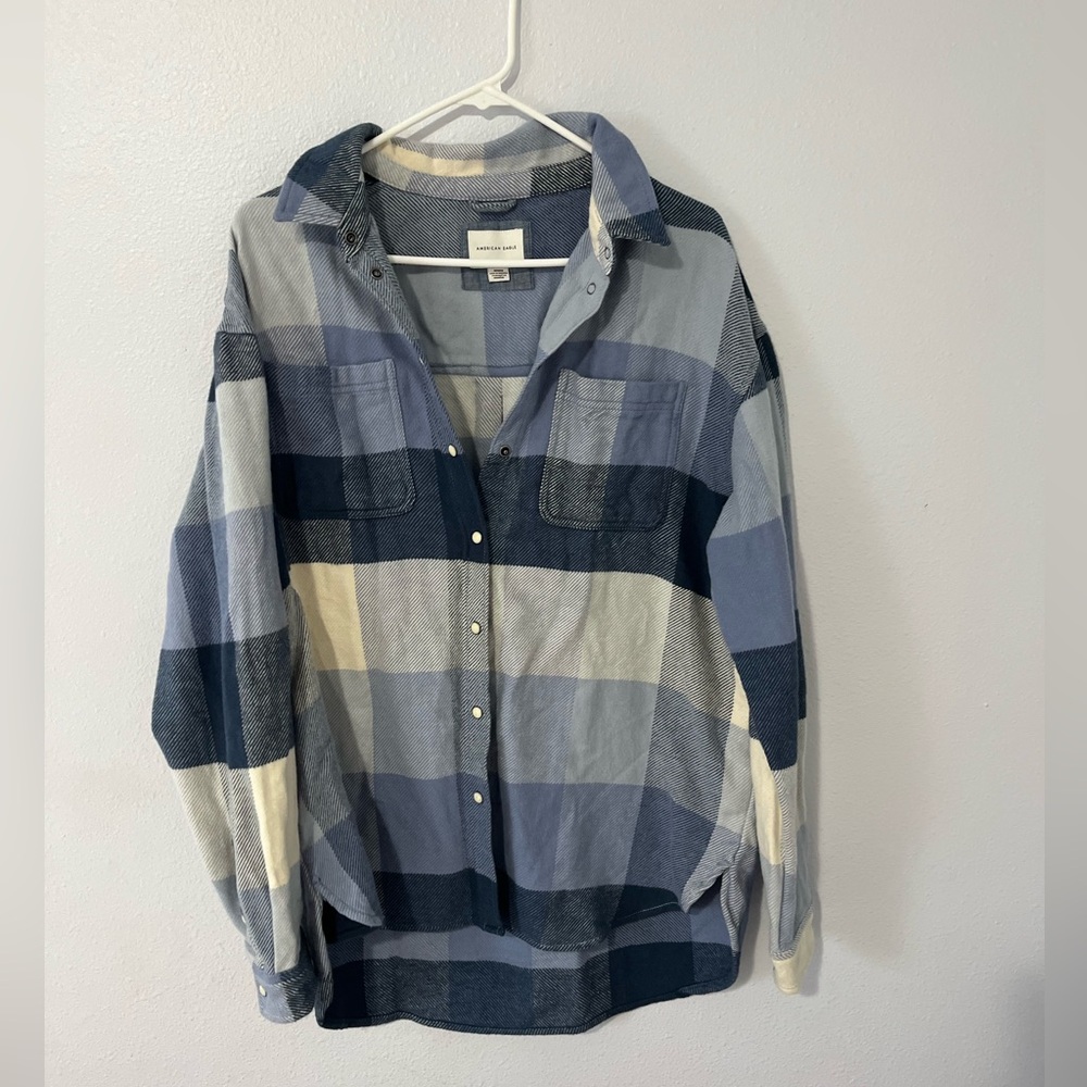 American Eagle Blue Flannel